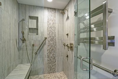 Tile and Glass Shower Areas